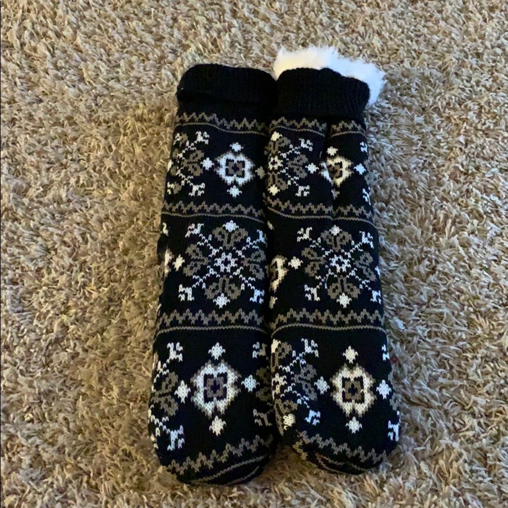 Bear paw slipper socks